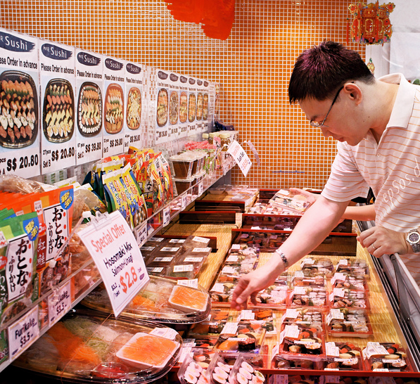 Spesa in un supermercato cinese (Fonte: epSos.de )